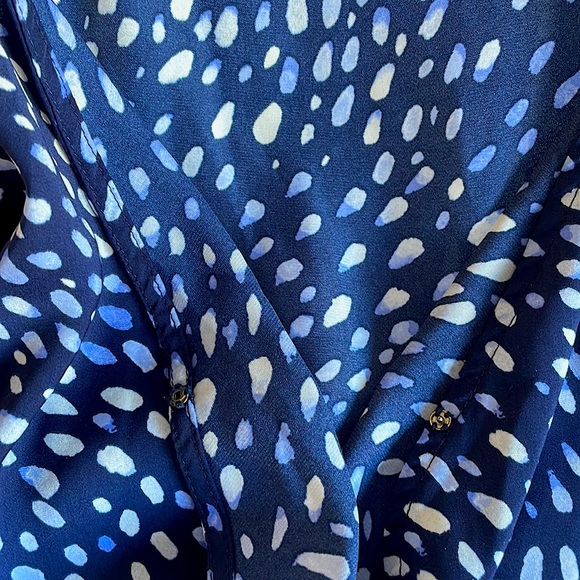 Torrid Blue Print BodySuit Size 1 - Picture 5 of 10